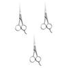 NOLITOY 3pcs Stainless Steel Beard Scissors Grooming Tool for Precise Beard Care Styling Hairdressing Accessory for Men Silver view 1