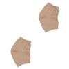 minkissy 2pcs Nylon Open Toe Socks Gel Heel Sleeve Moisturizing Antichapping Relief for Cracked Feet view 1