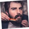 NOLITOY 1set Stainless Steel Beard Trimming Scissors and Comb Kit Storage Bag for Men Includes Shears and Beard Comb for Grooming view 4