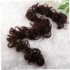 NOLITOY Wavy Curly Messy Bun Hairpiece for Women Synthetic Donut Chignon Extensions Twisting Hair Piece for Elegant Updos Multiple Colors Chestnut view 3