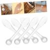 FRCOLOR 200pcs Makeup Spatulas for Cream and Face Mask Application Cosmetic Spoons for Beauty Routine Reusable Skin Care Tools Easy to Clean Safe for All Skin Types view 3