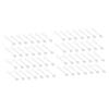 FRCOLOR 100pcs Reusable Makeup Spatulas Transparent Face Cream Applicator Spoons for Skin Care and Facial Masks Lightweight and Easy to Clean Compact Design for Beauty Salons and Travel view 1