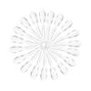 FRCOLOR 100pcs Reusable Makeup Spatulas Transparent Face Cream Applicator Spoons for Skin Care and Facial Masks Lightweight and Easy to Clean Compact Design for Beauty Salons and Travel view 2