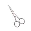 NOLITOY 4pcs Stainless Steel Beard Trimming Scissors for Men Shears for Barbershop Home Use Precision Grooming Tools for Stylish Beard Care Silver view 4