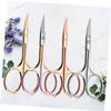 NOLITOY 12pcs Stainless Steel Men Beard Scissors Mustache Trimmer Shears Barber Cutting Scissors for Diy Random Color view 4