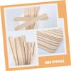 Beaupretty 200pcs Waxing Sticks Wooden Applicators for Hair Removal Handheld Spatulas for Body Eyebrow and Lip Waxing Smooth Edges for Safe Use view 4