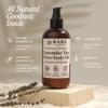 BARE BOTANICS 8 oz Moisturizing Lavender Tea Tree Body Oil - 100% Pure & Natural for Skin & Nails - Perfect for Moisturization - Vegan, Cruelty Free & Naturally Scented Hair Oil view 3