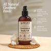 BARE BOTANICS 8 oz Moisturizing Unscented Body Oil - 100% Pure & Natural for Skin & Nails - Perfect for Moisturization - Vegan, Cruelty Free & Naturally Scented Hair Oil view 3