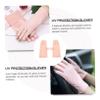 FOMIYES 4pairs Heat Gloves for Women Fingerless Glovesfor Manicure Uv Protection Uv Hand Protector for Manicure Skin Care view 4
