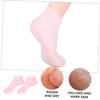 minkissy Moisturizing Anti-Dry Socks for Cracked Heels Sebs Sole Pads for Foot Care Comfortable Non-Slip Design for All-Day Wear and Overnight Use Pink view 4