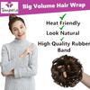 Generic Hair Accessories For Women Stylish - Juda Hair Buns - Messy Bun Hair Extension - Artificial Fake Donuts Maker Scrunchies - With Elastic Rubber band - Natural Brown - 1 Pc - (25GR) view 4