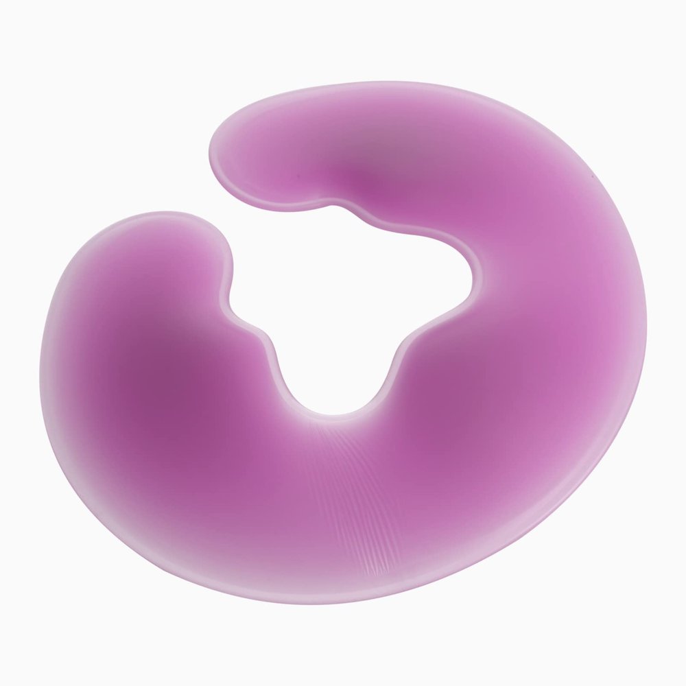 TOVINANNA Spa Salon Silicone Face Down U-Shape Pillow Washable and Reusable Cushion for Beauty Treatment Comfortable Eye Cut-Out Design for Spas and Clinics