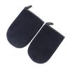 FRCOLOR 6pcs Self Tanning Applicator Gloves Black Lint Mitts for Even Application of Sunless Tanning Cream Comfortable and Easy to Use for Men and Women view 3