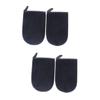 FRCOLOR 4pcs Self Tanning Applicator Mitts Soft Lint Tanning Gloves for Even Application Black for Results view 1