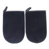 FRCOLOR 4pcs Self Tanning Applicator Mitts Soft Lint Tanning Gloves for Even Application Black for Results view 4