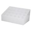 24 Grids Lipstick Holder Display Stand Cosmetic Organizer - Wear Material - Stylish and Practical - for Lipsticks - White, (White) view 3