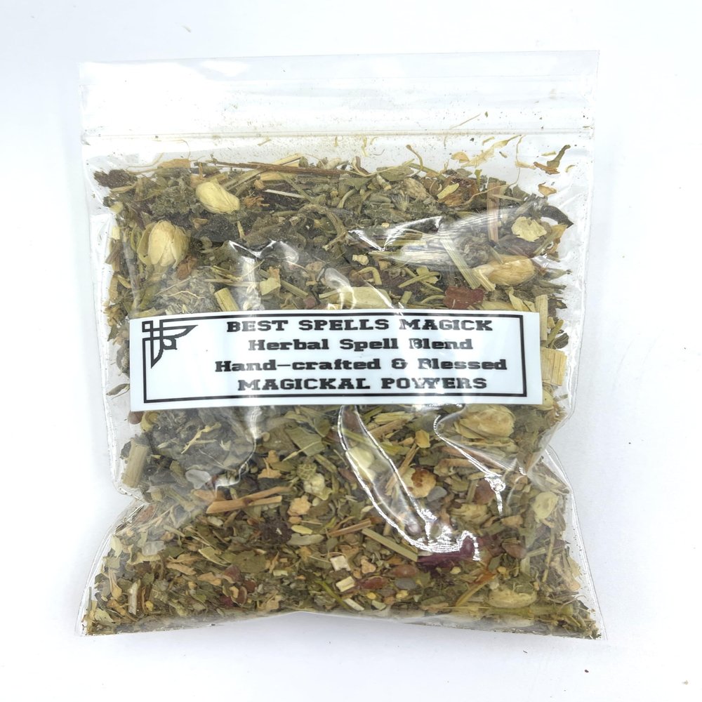 MAGICKAL Powers Organic Herbal Spiritual Bath/Hoodoo Voodoo Conjure Wicca Spell Rituals/Handmade by Best Spells Magick/Magick Hoodoo Wicca