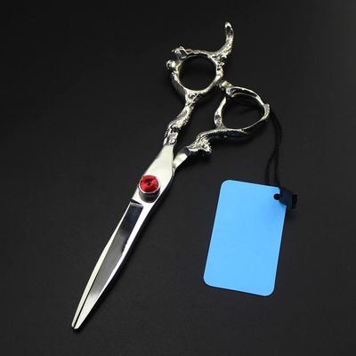 Barber Scissors Hair Cutting Scissors, 6 Inch Professional 440c Upscale Scissor Dragon Handle Cut Hair Scissors Cutting Barber Haircut Thinning Shears Hairdresser Scissors (Color : Cutting Scissor,