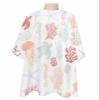 Coral Ocean Barber Cape,Salon Hair Cutting Cape for Women,Men,Kids,Adults,Haircut Cape with Adjustable Elastic Neckline Hairdressing Stylist Cape Summer Beach Coastal Turtle Starfish Jellyfish view 1