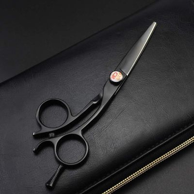 Perfect for Hair Salon,Professional Hairdressing Scissor Barber Hairdresser and Home Use to Trim Your Beard Moustache Haircut Comes with Beautiful Black Scissors Pouch Case,toothcut5inch
