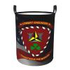3rd Combat Engineer Battalion Circular Hamper Lasting Organization Bedroom Bathroom Dcor view 2