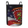 3rd Combat Engineer Battalion Circular Hamper Lasting Organization Bedroom Bathroom Dcor view 3