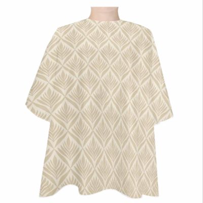 Yellow Geometric Floral Barber Cape,Salon Hair Cutting Cape for Women,Men,Kids,Adults,Haircut Cape with Adjustable Elastic Neckline Hairdressing Stylist Cape Accessories Contemporary Minimalist Art