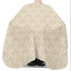 Yellow Geometric Floral Barber Cape,Salon Hair Cutting Cape for Women,Men,Kids,Adults,Haircut Cape with Adjustable Elastic Neckline Hairdressing Stylist Cape Accessories Contemporary Minimalist Art view 3