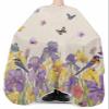 Purple Yellow Flower Barber Cape,Salon Hair Cutting Cape for Women,Men,Kids,Adults,Haircut Cape with Adjustable Elastic Neckline Hairdressing Stylist Cape Accessories Spring Botanical Blossom Floral view 3