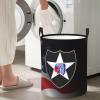 2nd Infantry Division Circular Hamper Lasting Organization Bedroom Bathroom Dcor view 1