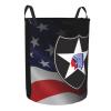 2nd Infantry Division Circular Hamper Lasting Organization Bedroom Bathroom Dcor view 3