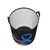 Alopecia Areata Awareness America Flag Blue Ribbon Circular Hamper Lasting Organization Bedroom Bathroom Dcor view 4
