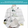 Black Plaid Rabbit Barber Cape,Salon Hair Cutting Cape for Women,Men,Kids,Adults,Haircut Cape with Adjustable Elastic Neckline Hairdressing Stylist Cape Accessories Easter Egg Flower Plant Wood Grain view 4