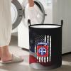 82nd Airborne Division Circular Hamper Lasting Organization Bedroom Bathroom Dcor view 1