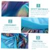 NOLITOY Elastic Wide Band Shower Cap Hair Wrap for Sleeping Bathing and Spa Use Comfortable Suitable for Long Hair view 2