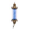 SEANESZTI 35inch Barber Pole Led Light, Barber Pole Retro Style Light, Barber Shop Rotating Light Sign, Rotating Blue & White LED Strips, Wall Mount Rotating Stripes Light, Barber Shop Open Sign view 1