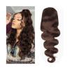 Ponytail Hair Extension #4 Chocolate Dark Brown Ponytail Extension Brazilian Remy Hair Body Wave Drawstring Ponytail Hair Pieces Clip In Human Hair Pony Tail Extension Ponytail Hairpiece (Color : 160 view 1