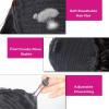 Ponytail Hair Extension #4 Chocolate Dark Brown Ponytail Extension Brazilian Remy Hair Body Wave Drawstring Ponytail Hair Pieces Clip In Human Hair Pony Tail Extension Ponytail Hairpiece (Color : 160 view 3