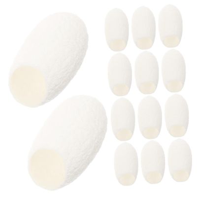 Mikinona 60pcs Silk Ball Facial Balls Skincare Face Balls Silkworm Balls for Deep Face Cleaning