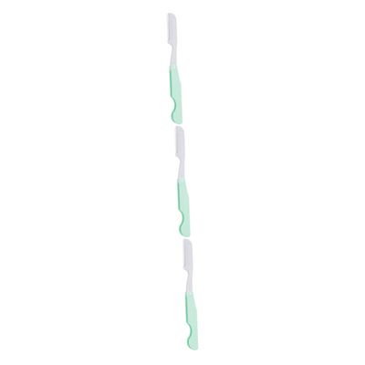NOLITOY 3pcs Women Eyebrow Trimmer Folding Design Replaceable Blades for Precision Grooming and Travel Random