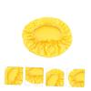 Beaupretty 10pcs Round Lace Beauty Hat for Hair Care Soft Silk Night Sleeping Cap Yellow for Sleeping Face Washing and Hair Moisture Sealing view 3
