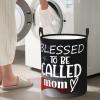 Mother Gifts Blessed To Be Called Mom Circular Hamper Lasting Organization Bedroom Bathroom Dcor view 1