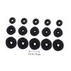 FOMIYES 45pcs Hair Bun Makers Set Invisible Donut Shaper for Effortless Buns Updos Ponytails Suitable for Hair Types Black Small Medium Large view 3