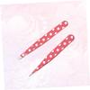 NOLITOY 2pcs Stainless Steel Eyebrow Clip Tweezers Portable Multi-functional Hair Removal Tool for Women and Men Lightweight Design for Easy Carrying and Precision Grooming view 3