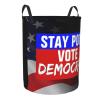 Stay Poor Vote Democrat Circular Hamper Lasting Organization Bedroom Bathroom Dcor view 3