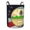 State Seal Of Vermont Circular Hamper Lasting Organization Bedroom Bathroom Dcor view 3
