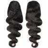 Ponytail Hair Extension Body Wave Ponytail Hairpieces Brazilian Human Hair Clip in Wave Curly Ponytail Extensions, Natural Black Drawstring Ponytail Extension for Women Ponytail Hairpiece (Size : 10i view 2