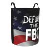 Abolish Defund The Fbi Circular Hamper Lasting Organization Bedroom Bathroom Dcor view 3