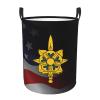 Branch Insignia Of The Military Intelligence Corps Circular Hamper Lasting Organization Bedroom Bathroom Dcor view 2