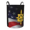 Branch Insignia Of The Military Intelligence Corps Circular Hamper Lasting Organization Bedroom Bathroom Dcor view 3